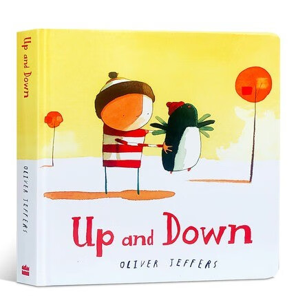 up and down 我的朋友想要飞 上上下下 英文原版纸板书 迷路的小企鹅