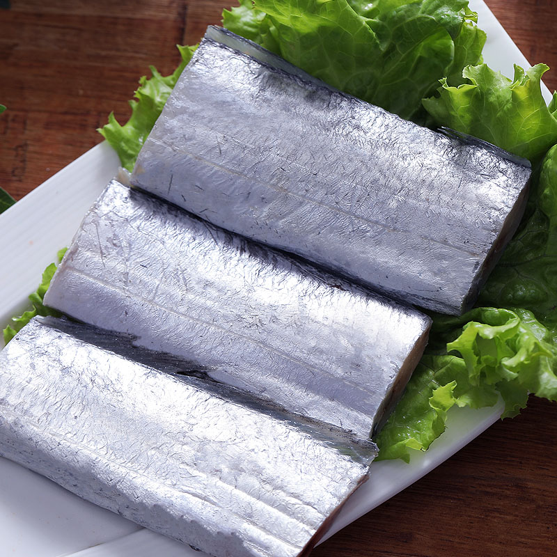 十里馋海捕带鱼段500g/2袋去头去尾新鲜冷冻海鲜舟山东海小眼刀鱼段