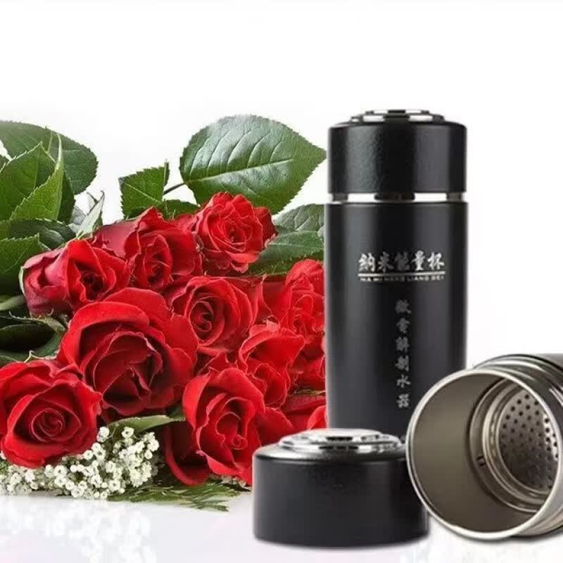 养生水杯/不能保温/内置托玛琳石 i 个【养生水杯】礼盒