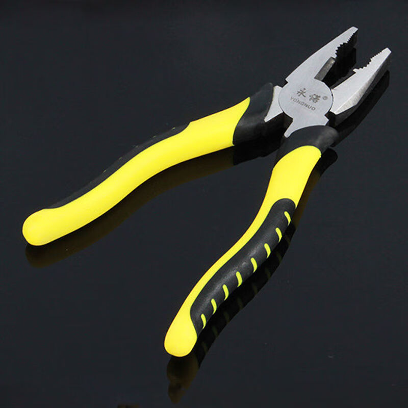 【现货现发】老虎钳钢丝钳8寸工业尖嘴钳家用多功能五金工具套装6寸斜