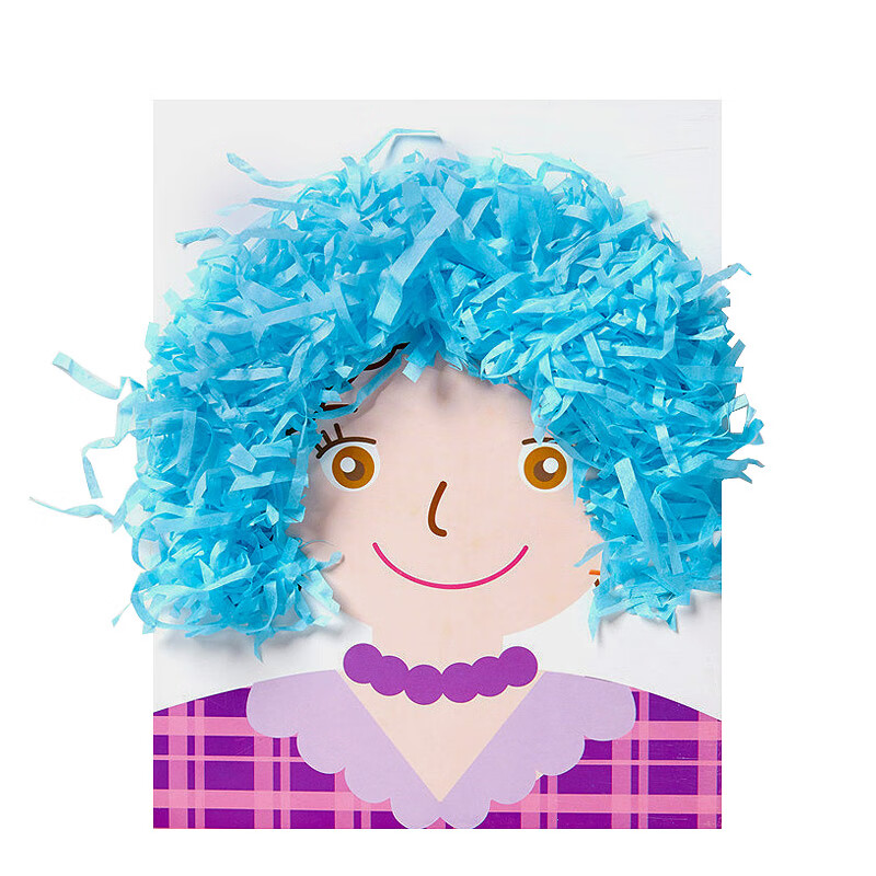 幼儿园送老师妈妈家人设计发型 给妈妈设计发型a款 发色随机