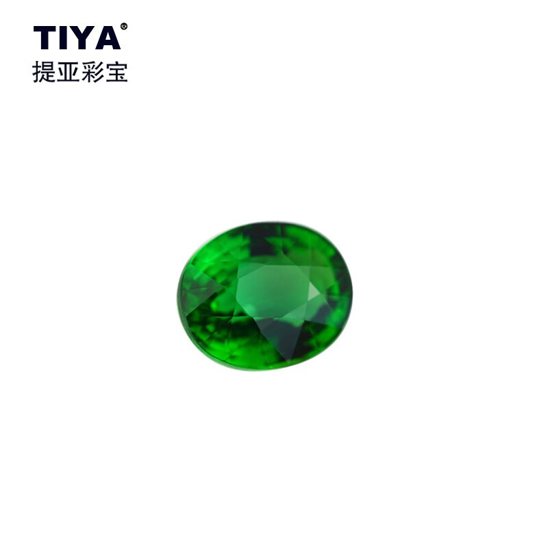 tiya彩宝 铬绿碧玺 铬绿碧玺石 铬绿碧玺裸石2.05ct 8*6.*4.mm l423e
