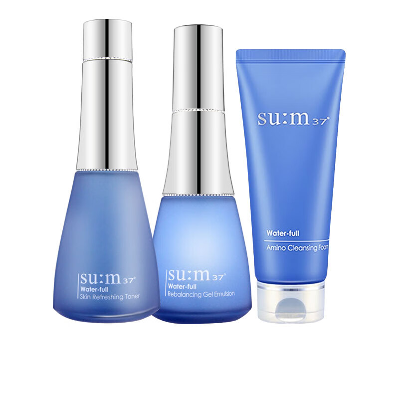 苏秘37°(su:m37°) 呼吸37度韩国套装 水分惊喜洁面水乳三件套单品