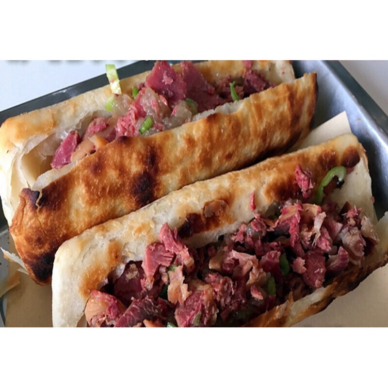 虎钢馋河北特产驴肉火烧驴肉焖子火烧饼生熟驴肉五香驴肉真空装 普通