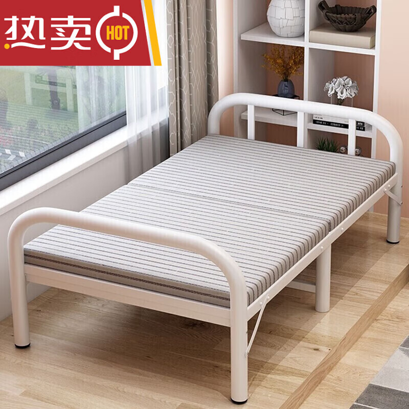 空梦折叠床单人钢丝床午休床行军床弹簧床经济型午睡床铁条床钢架床