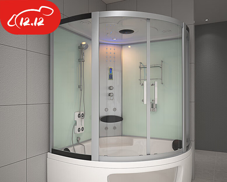 浴尚雅整体淋浴房带浴缸浴室一体式豪华拿房湿蒸房洗澡房淋浴房家用