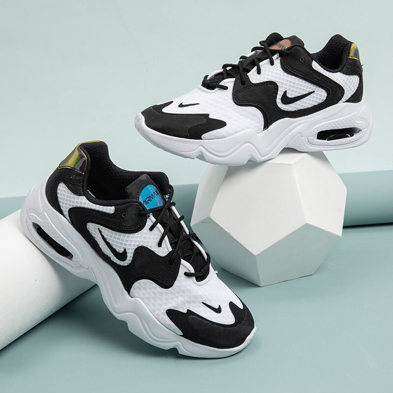 max90减震耐磨气垫运动休闲鞋 ck2947-100 黑白/air max 2x 35