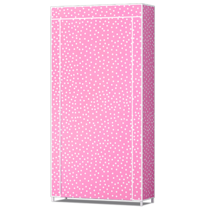 思故轩 简易鞋柜 鞋子架宿舍出租屋家用大容量多层单排鞋橱 加厚无纺布收纳柜防尘储物柜收纳柜子09C 紫色