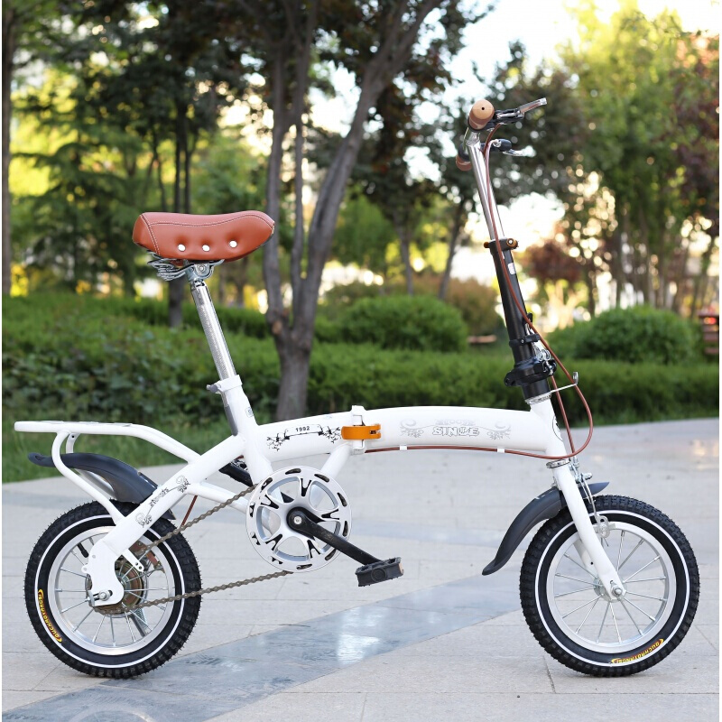 珺旋成年人拆叠自行车折叠自行车迷你超轻儿童折叠小单车自行车 顶配