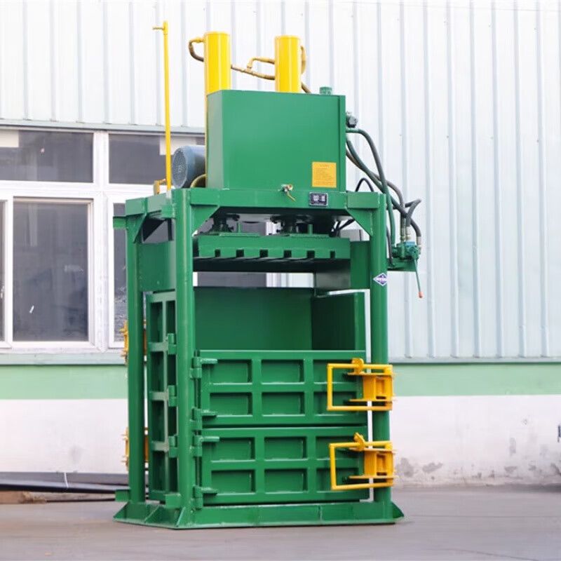 oein半自动废纸压包机 矿泉水瓶饮料瓶压缩机 立式液压打包机 30t