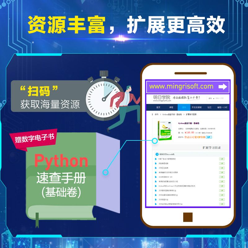 Python速查手册·基础卷（Python3全彩版）基础语法、快用锦囊、应用场景、五星评级、双目录查询