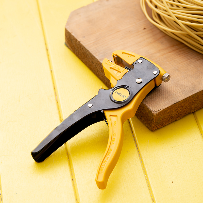 得力(deli) 鸭嘴剥线钳多功能剥线钳压线电缆剥线 剥皮钳自动剥线剪