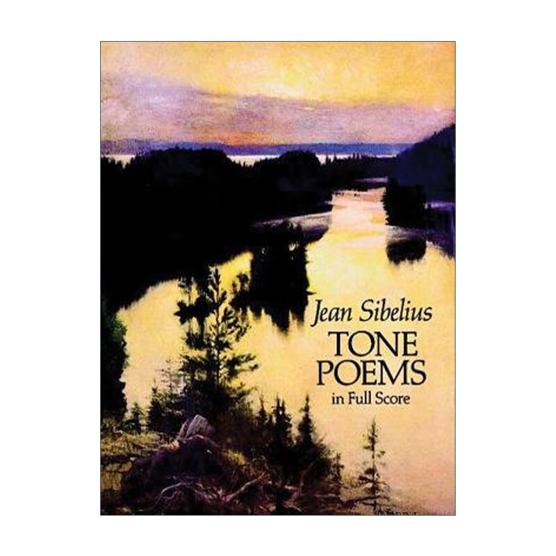 英文原版 芬兰颂和其它交响诗全谱 jean sibelius finlandia and