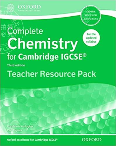 预售 Complete Chemistry for Cambridge IGCSE RG Teacher Resource Pack (Third edition)