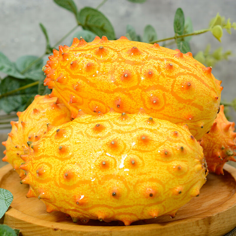 0璋玖牯火参果刺角瓜火星果海参火生果非洲引进品种新鲜水果 6个装单