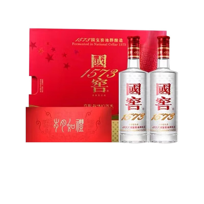 求助评测国窖1573怎么样？浓香型52度白酒礼盒装500ml*2，含酒具岁月如礼插图