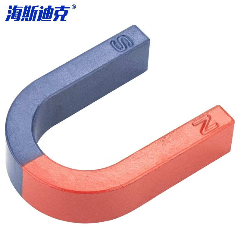 海斯迪克 hkc-181 实验教学磁铁 弱磁吸铁石磁石 u形8cm(1个)