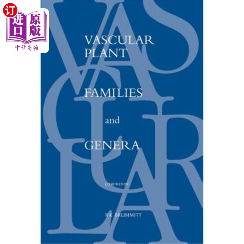 海外直订vascular plant families and genera 维管植物科属