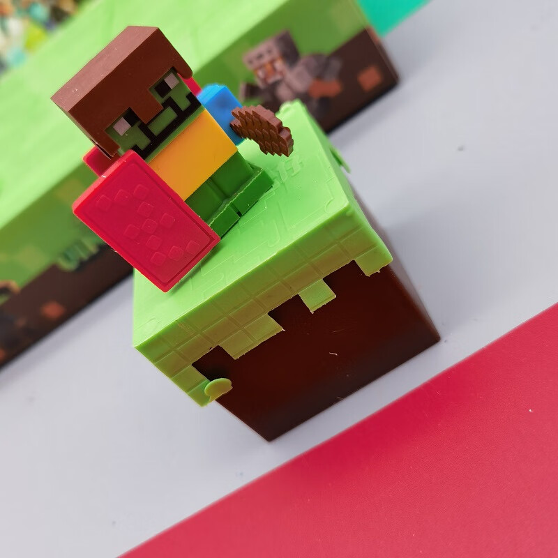 全光辰(quanguangchen)我的世界橡皮积木橡皮擦上市可拼装涂擦印章小