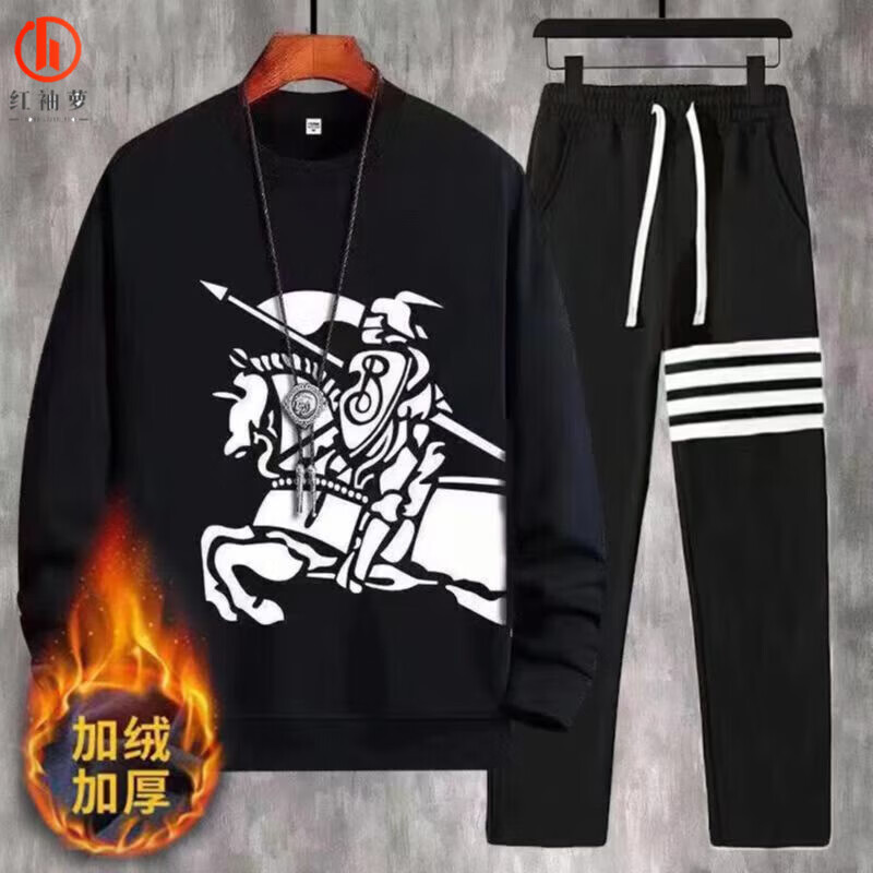 四条杠的衣服叫什么名字 四条杠套装男短袖战马-第2张图片-潮百科