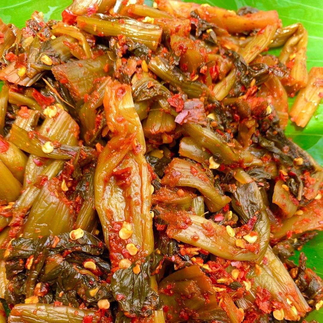 酸腌菜云南临沧特产腊腌菜农家老坛散装辣腌菜泡菜青菜咸菜 500gx1袋