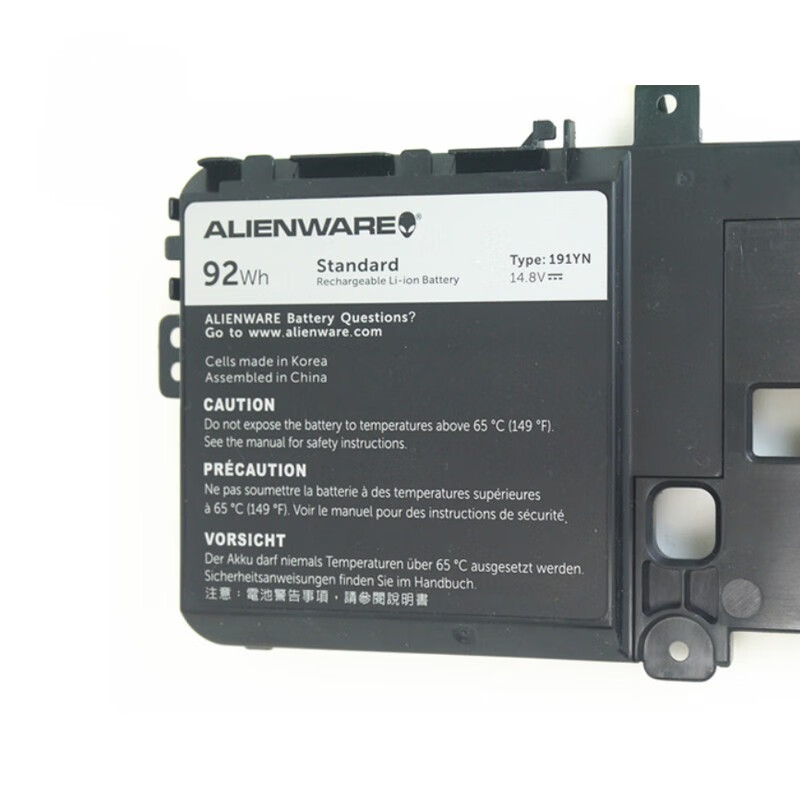 戴尔(DELL) 外星人 Alienware 15 R2 P42F 191YN 笔记本电池 Alienware 15