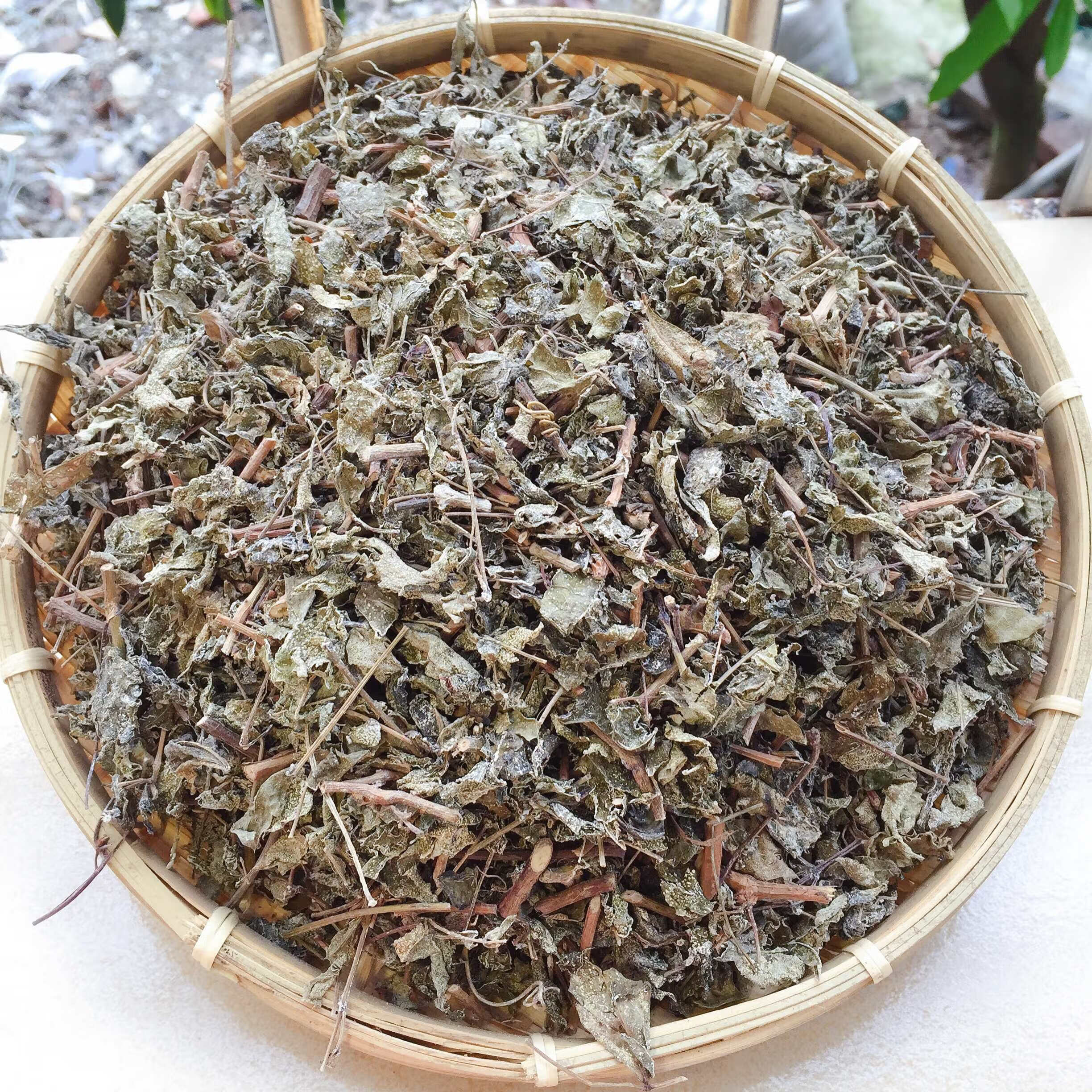 derenruyu莓茶500克茅岩溪黄茶苦藤茶苦雪茶白茶 粗梗莓茶  一斤装