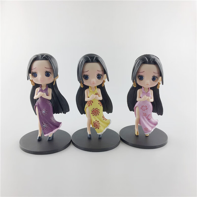 好沐音(haomuyin)海贼王 q版 3款女帝大眼睛 波雅 汉库克 紫色 黄色