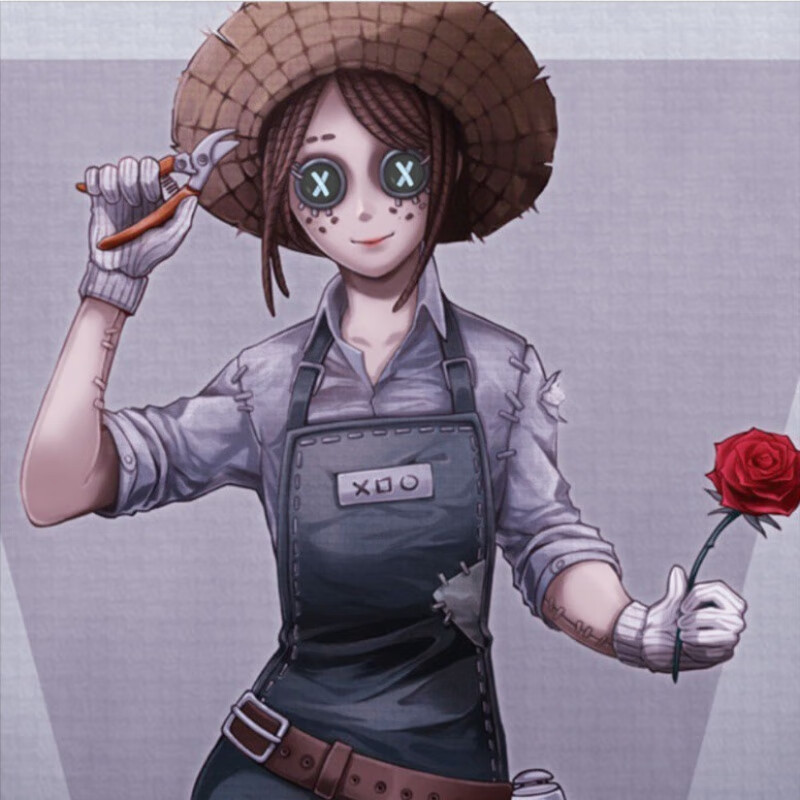 第五人格系列学生版呆萌彩色隐形眼镜两片装 艾玛伍兹眼