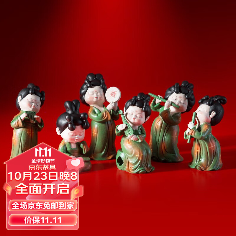 万仟堂茶宠 盲盒 创意桌面装饰摆件陶瓷高档茶具配件可养 唐宫夜宴联名 盲盒1个（拆封后不支持退换） 随机发货怎么样,好用不?