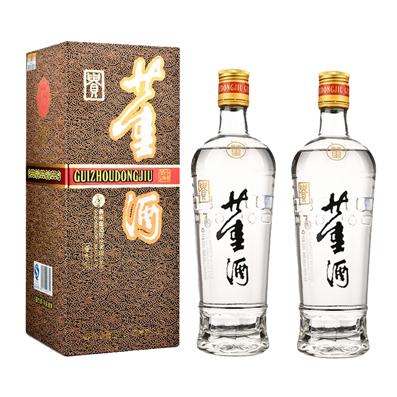 董酒貴董酒54度500ml（精裝版）董香型高度白酒禮盒純糧口糧酒特價(jià) 54度 500mL 2瓶