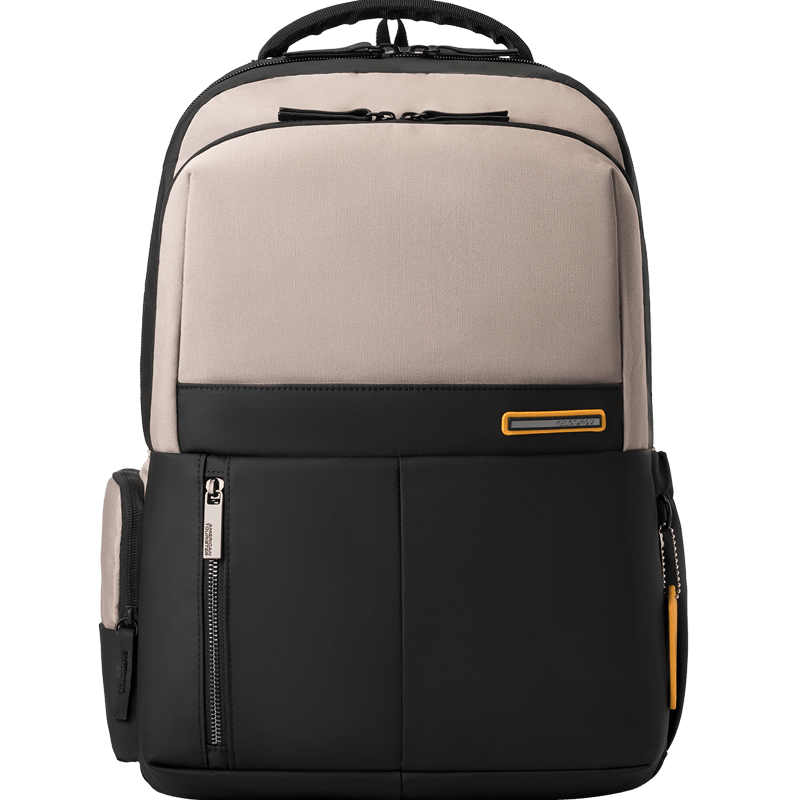 美旅電腦包雙肩包高顏值通勤大容量背包NE2 卡其色