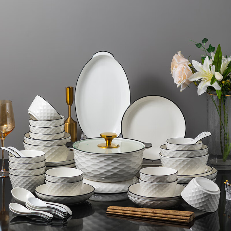 瓷礼万家SGSXHXZS50671TGHXLHZ碗碟套装靠谱吗？使用反馈如何