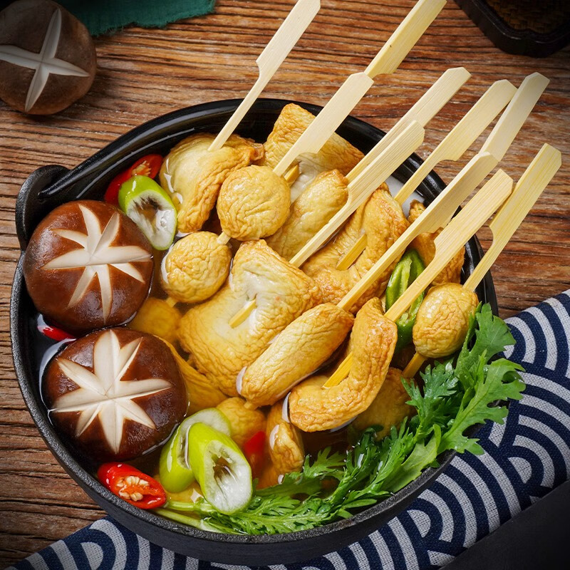 崔奶奶鱼饼串 韩式部队火锅日式关东煮 综合海鲜饼甜不辣串小吃零食