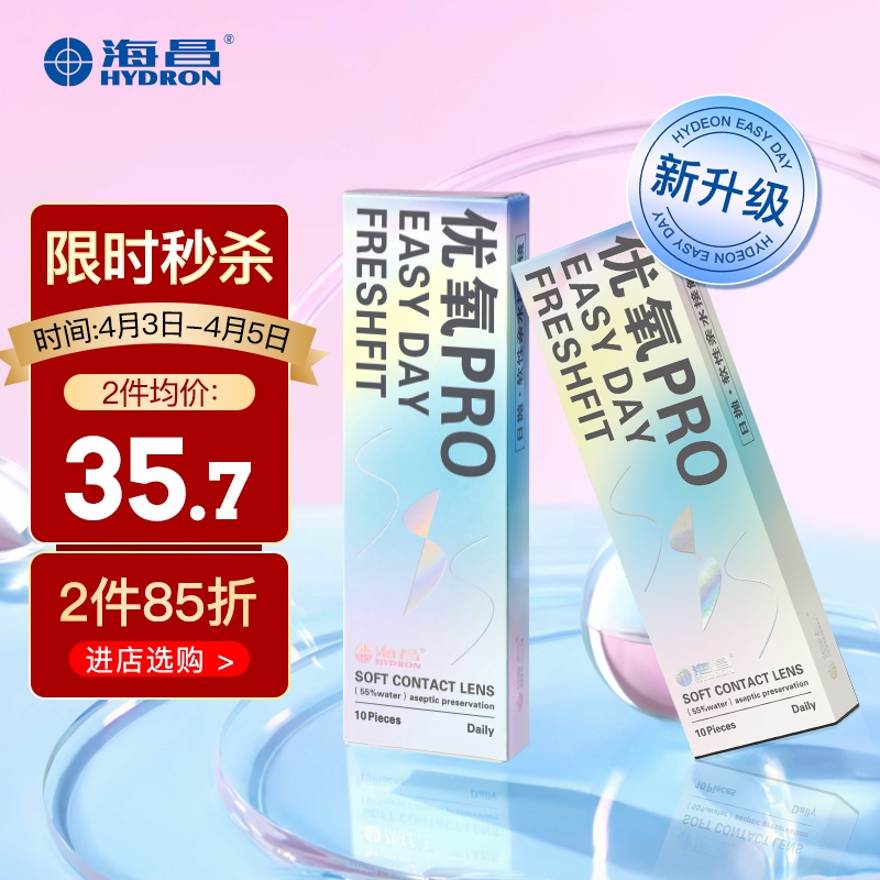 海昌透明隐形眼镜EASYDAY日抛价格历史与销量趋势分析