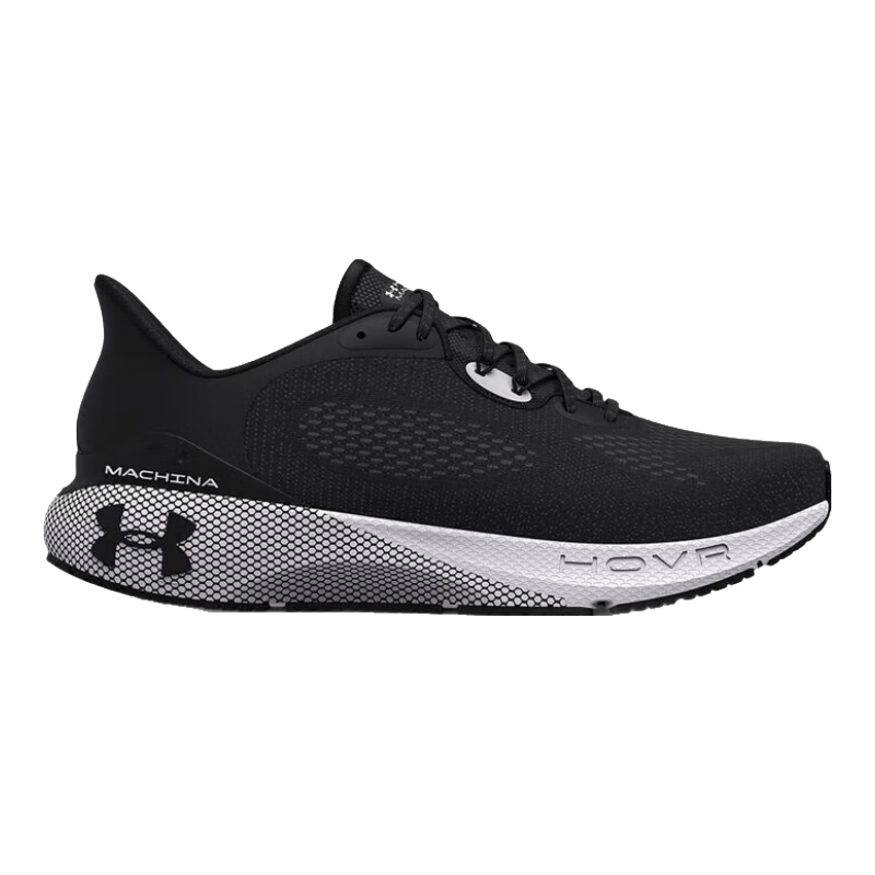 安德瑪(UNDERARMOUR)春夏HOVR Machina 3男子運動(dòng)跑步鞋跑鞋3024899 黑色001 40