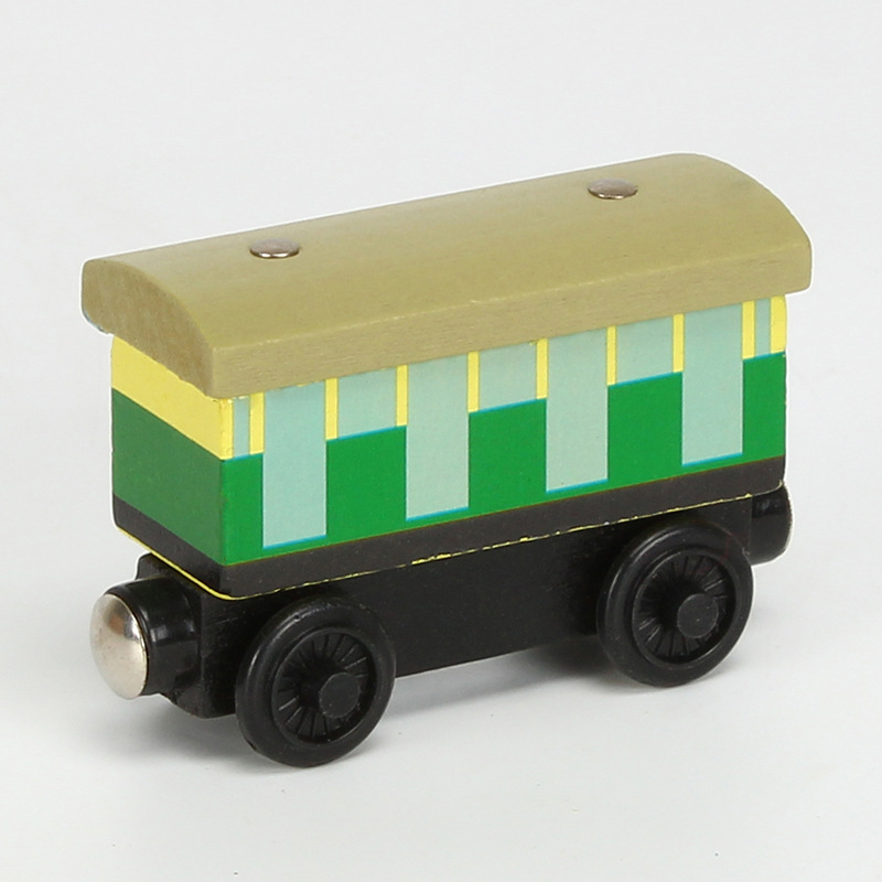 60156015 木质托马斯火车兼容木质火车轨道玩具滑行小火车