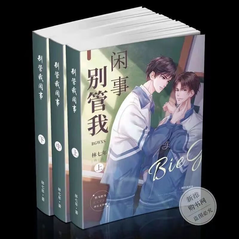 【二手9成新】-现货别管我闲事完整版实体书完结全三册林七年著 憾