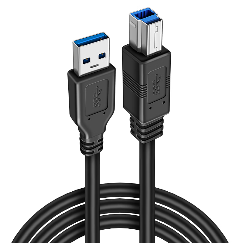 美淼适用于USB3.0接口B方型口数据线加长3米电脑笔记本连接线打印机外 USB30方口数据线 2m