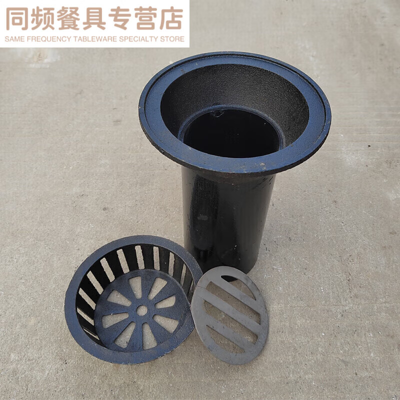 式地漏80  150 200屋面内插式落水斗 dn100铸铁87型雨水斗(三件套)