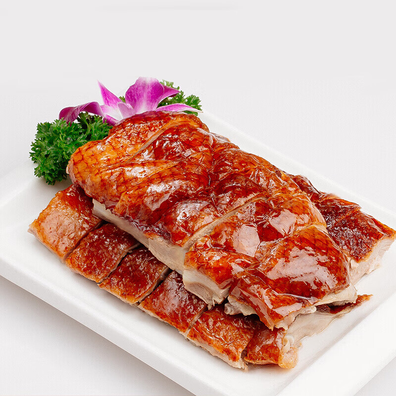 虎钢馋广东五香深井烧鹅脆皮整只熟食荔枝柴木烧鹅肉 2000g