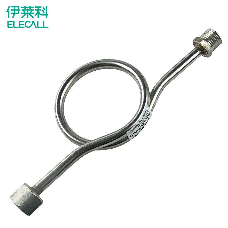 伊萊科（ELECALL）壓力表 電接點(diǎn)磁助式精密氣壓水壓表 控制徑向YXC/YX/ZXC可定制 壓力表緩沖管 201不銹鋼M20*1.5