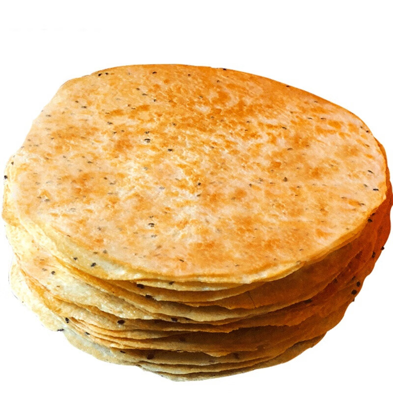 德祥隆手工山西昔阳炭烧杂粮压饼5袋装40张饼750克 口口香脆脆香葱香