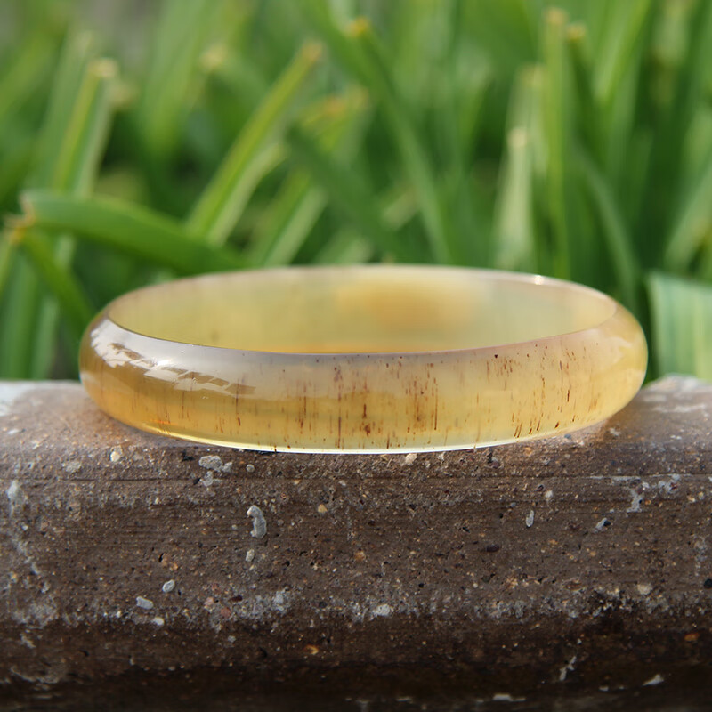 天然牦牛角手镯西藏民族风手环男女情侣款镯子送朋友礼品 天然牛角