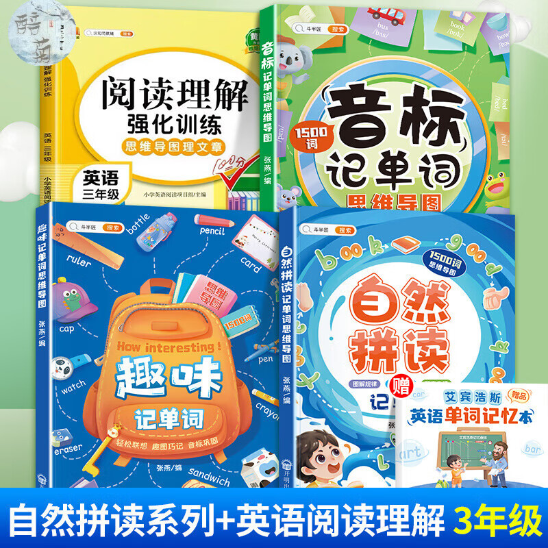 和拼读记单词发音规则表思维导图阶段学快速三年级入门零基础音节学词记背神器 ‘’记单词