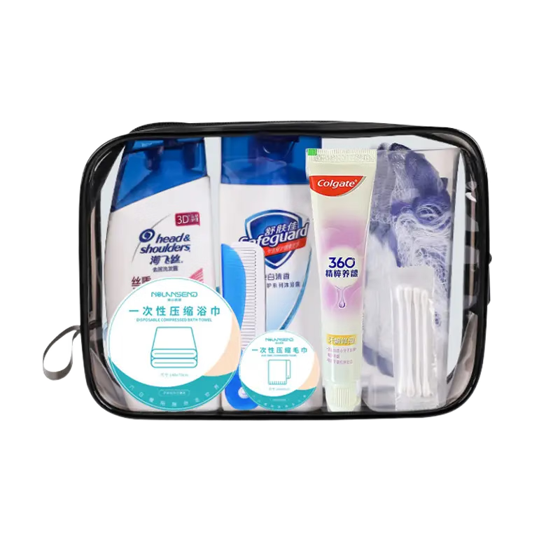诺兰森迪 洗漱套装旅行洗护用品收纳包男女洗发沐浴露套装旅行必备 11件套