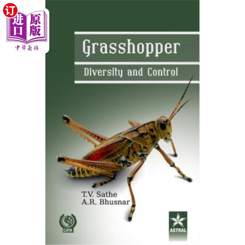 海外直订grasshopper diversity and control 蝗虫多样性及其防治