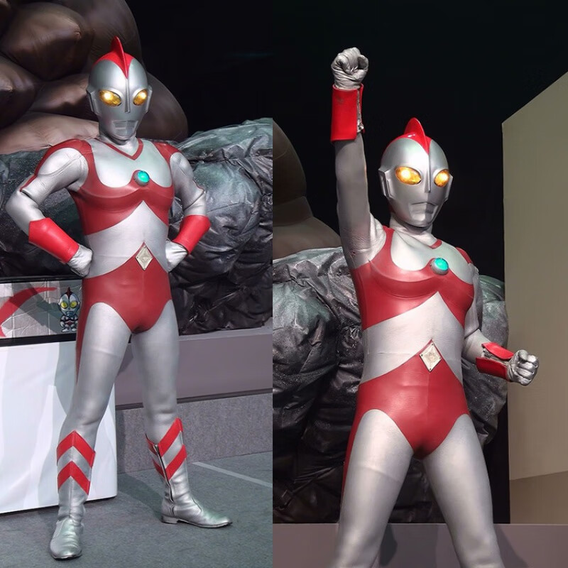 森尼熊迪迦奥特曼衣服eva皮套可穿戴头盔甲大人儿童定制 爱迪盔甲