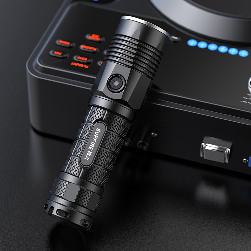 神火（supfire）L5-S强光手电筒LED远射家用户外骑行USB充电