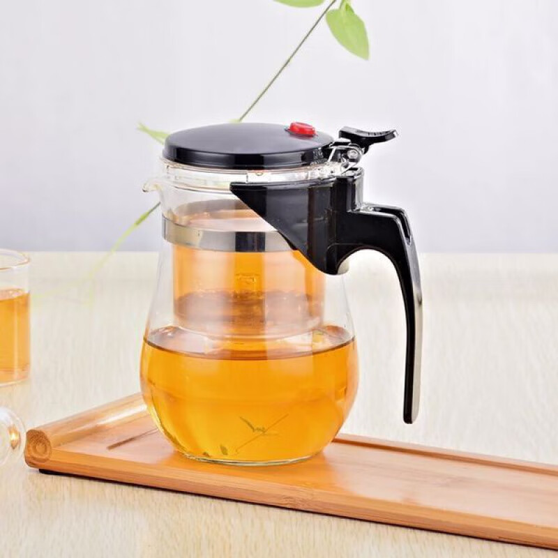500ml多用泡茶壶过滤礼品飘逸壶茶加厚耐热玻璃飘逸杯泡茶壶 cq-502a